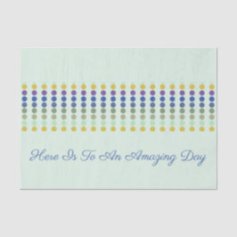 Fun Polka Dot Design Seidenpapier