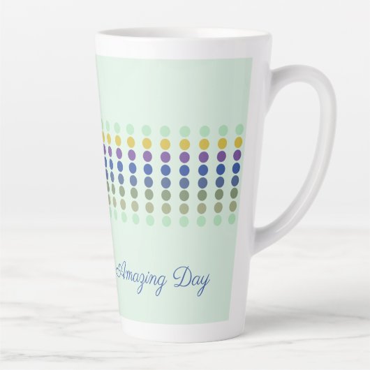 Fun Polka Dot Inspiration Milchtasse (Rechts)