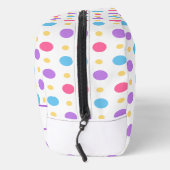Fun Polka Dot Pink Lila Blue Waschbeutel (Rechts)