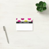 Fun Polka Dots - Personalisieren Post-it Klebezettel (Büro)