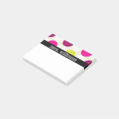 Fun Polka Dots - Personalisieren Post-it Klebezettel (angewinkelt)