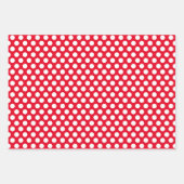 Fun Polka Dots Wrapping Paper Set 3 Geschenkpapier Set (Vorderseite 2)