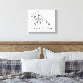 Fun Polo Player & Pferd Leinwanddruck (Insitu (Schlafzimmer))