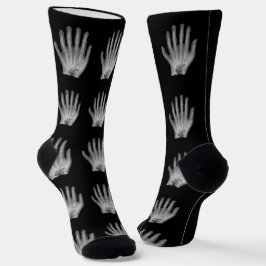 Fun Polydactyl Hand Radiograph Socken