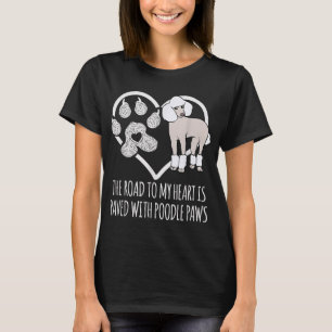 Fun Poodle Dog Lover gibt Frauen Niedliches Meme-S T-Shirt