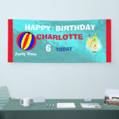Fun Pool Beach Swim Party Personalisiert Banner (Messe)