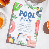 Fun Pool Party | Geburtstag Einladung