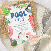 Fun Pool Party | Geburtstag Einladung