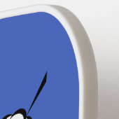 Fun Pop Art Comic Buch Stil callout Logo Pickleball Schläger (Linke Seite)