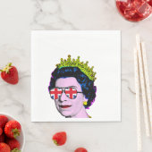 Fun Pop Art moderne HM Queen Napkins Serviette (Beispiel)