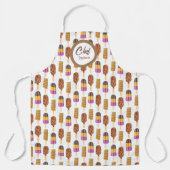 Fun PopsicleMuster, Personalisierte Schürze (Vorderseite)
