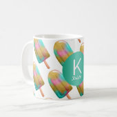 Fun Popsimeter mit Monogramm Kaffeetasse (Vorderseite Links)