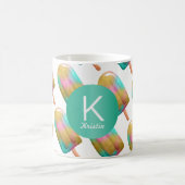 Fun Popsimeter mit Monogramm Kaffeetasse (Mittel)