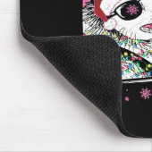 Fun Possum Raccoon Lasse Trash Street Pink Chri Mousepad (Ecke)