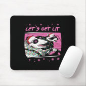 Fun Possum Raccoon Lasse Trash Street Pink Chri Mousepad (Mit Mouse)
