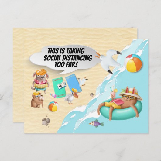 Fun Postkarte (Vorne/Hinten)