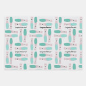 Fun Pregnancy Spaß Kinderdusche Geschenkpapier Set (Vorderseite)