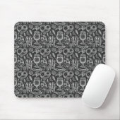 Fun Pretzels, Hühnerflügel und Biermuster Mousepad (Mit Mouse)