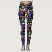 Fun Print Halloween Leggings (Vorderseite)