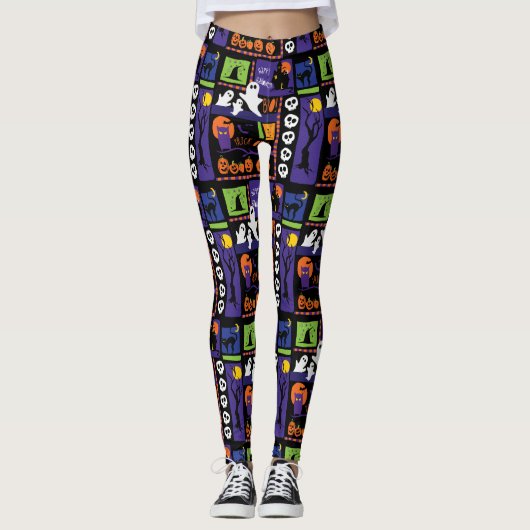 Fun Print Halloween Leggings (Vorderseite)