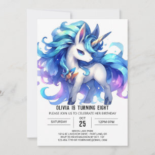 Fun Printable Horse Birthday Einladung