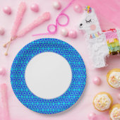 Fun Prints Blue Dinner Pappteller (Party)