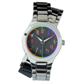 Fun psychedelic Style watch face Armbanduhr