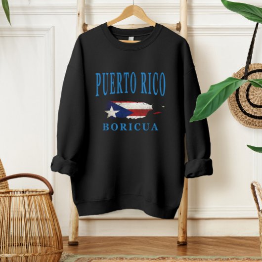 Fun Puerto Rico Boricua Sweatshirt