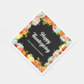 Fun Pumpkin Erntedank Dinner Napkins Serviette (Ecke)