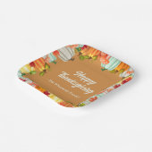 Fun Pumpkin Erntedank Dinner Paper Teller (Gewinkelt)