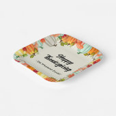 Fun Pumpkin Erntedank Dinner Pappteller (Gewinkelt)