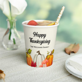 Fun Pumpkin Erntedank Pappbecher