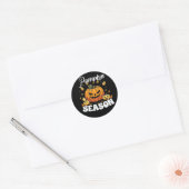 Fun Pumpkin Jahreszeit Halloween Sticker (Umschlag)
