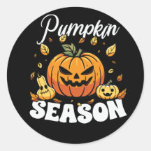 Fun Pumpkin Jahreszeit Halloween Sticker
