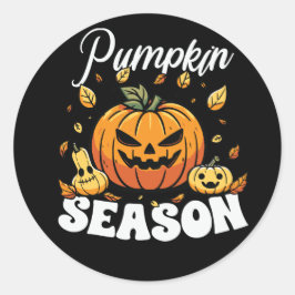 Fun Pumpkin Jahreszeit Halloween Sticker