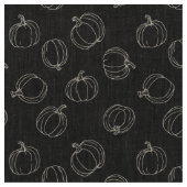 Fun Pumpkins Charcoal Stoff (Nahaufnahme)