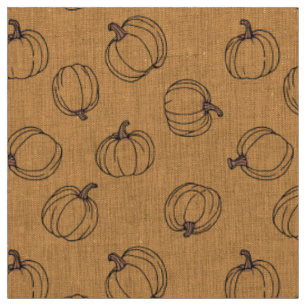 Fun Pumpkins Orange Stoff