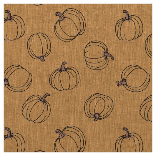 Fun Pumpkins Orange Stoff (Muster)