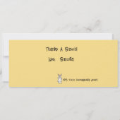 Fun Pun Bunnies Danke für die benutzerdefinierte F (Rückseite)