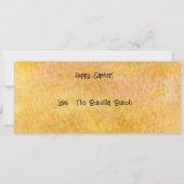 Fun Pun Bunnies OsterCustom Flat Card (Rückseite)