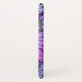 Fun Purple Blumen Case-Mate iPhone Hülle (Hinten/Rechts)