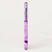 Fun Purple Blumen Case-Mate iPhone Hülle (Hinten/Links)