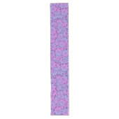 Fun Purple Blumen Großer Tischläufer (Vorderseite)