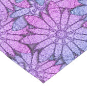 Fun Purple Blumen Großer Tischläufer (Ecke)