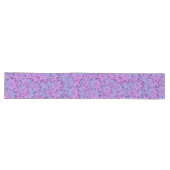 Fun Purple Blumen Großer Tischläufer (Horizontal)