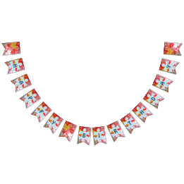 Fun Puzzle Ballon Happy Birthday Wimpelkette