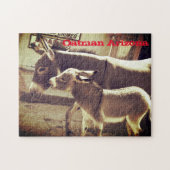 Fun Puzzle mit den Eseln (Horizontal)