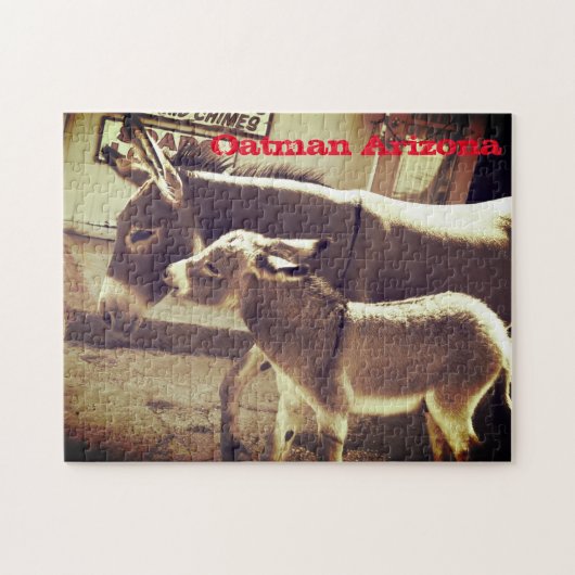 Fun Puzzle mit den Eseln (Horizontal)