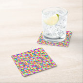 Fun Puzzle Rechteckiger Pappuntersetzer (Vor Ort)