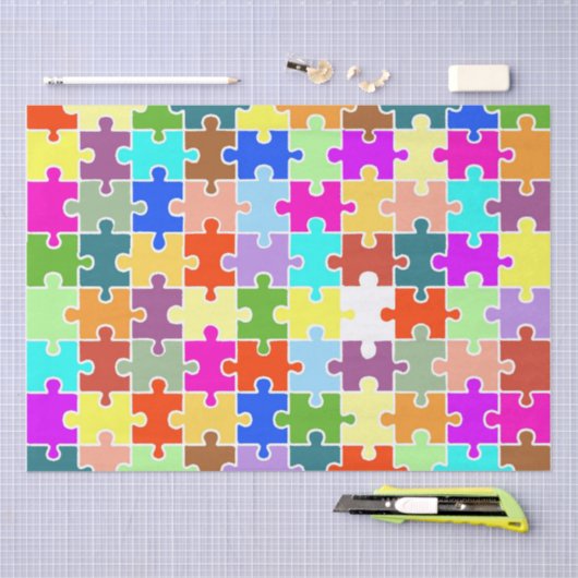 Fun Puzzle Seidenpapier (Handwerk)